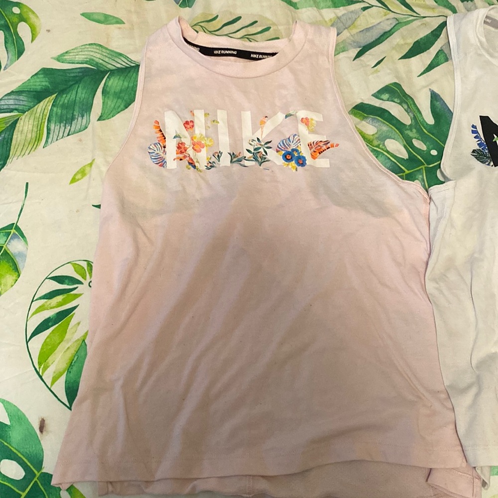 Nike Flowered Running Tank